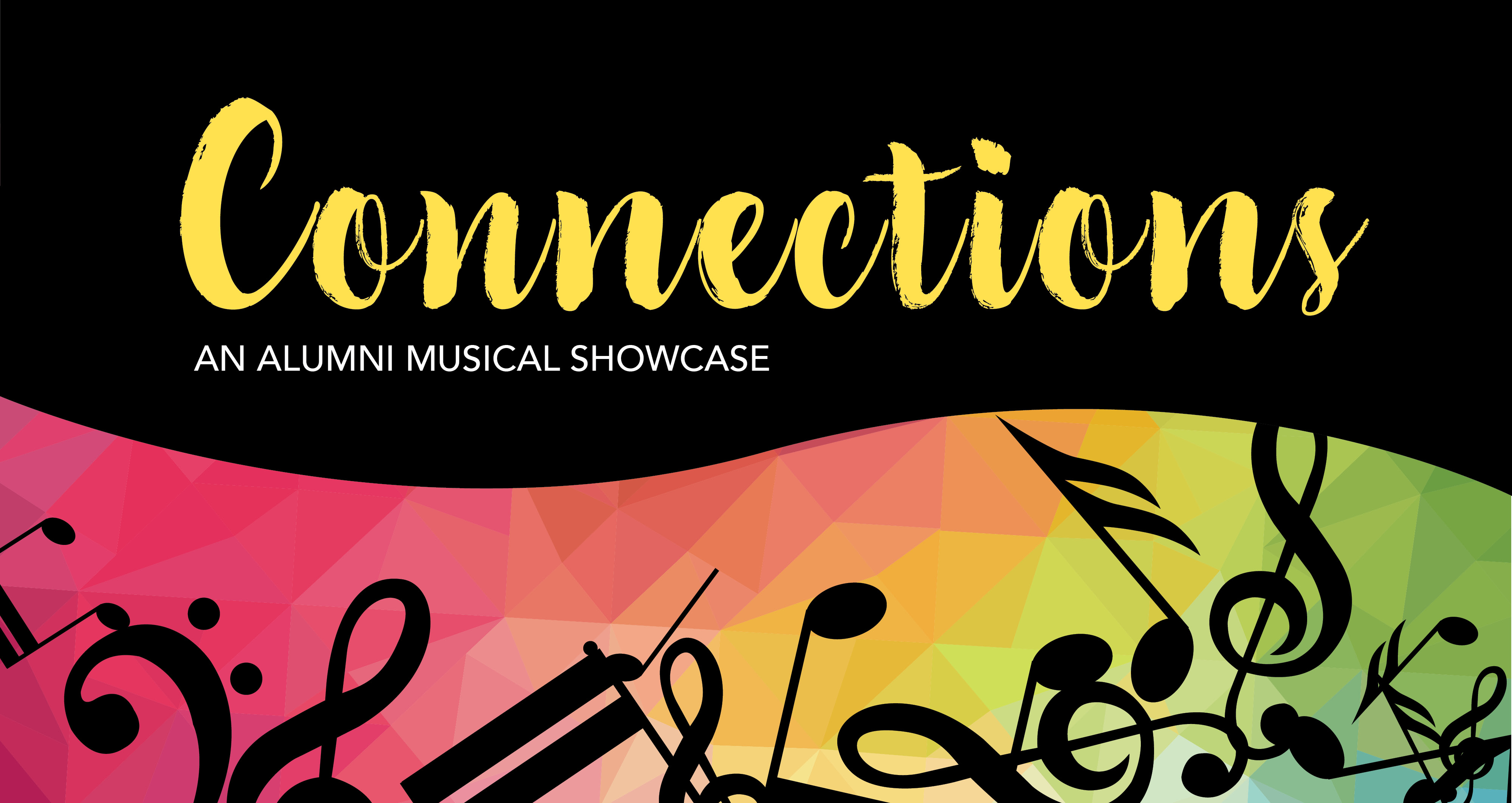 Connections: An Alumni Musical Showcase graphic