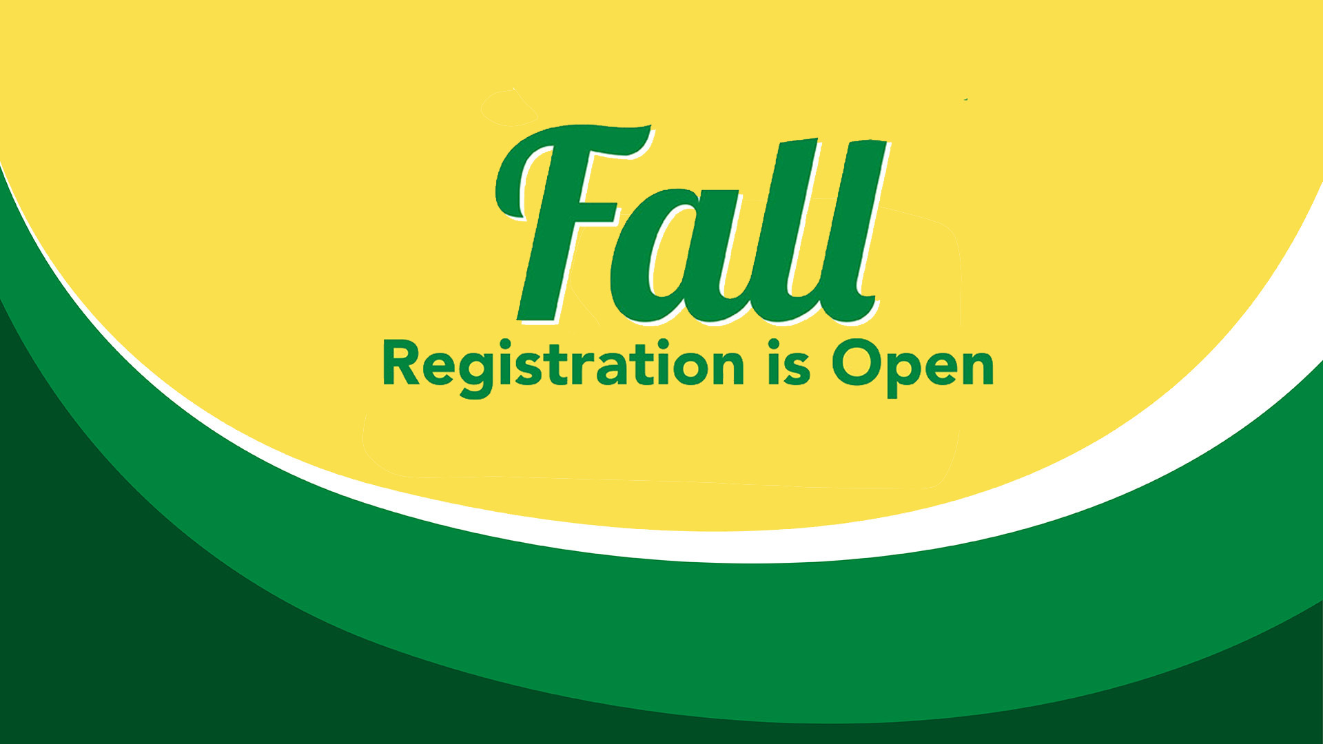 SMC's Fall registration is open!