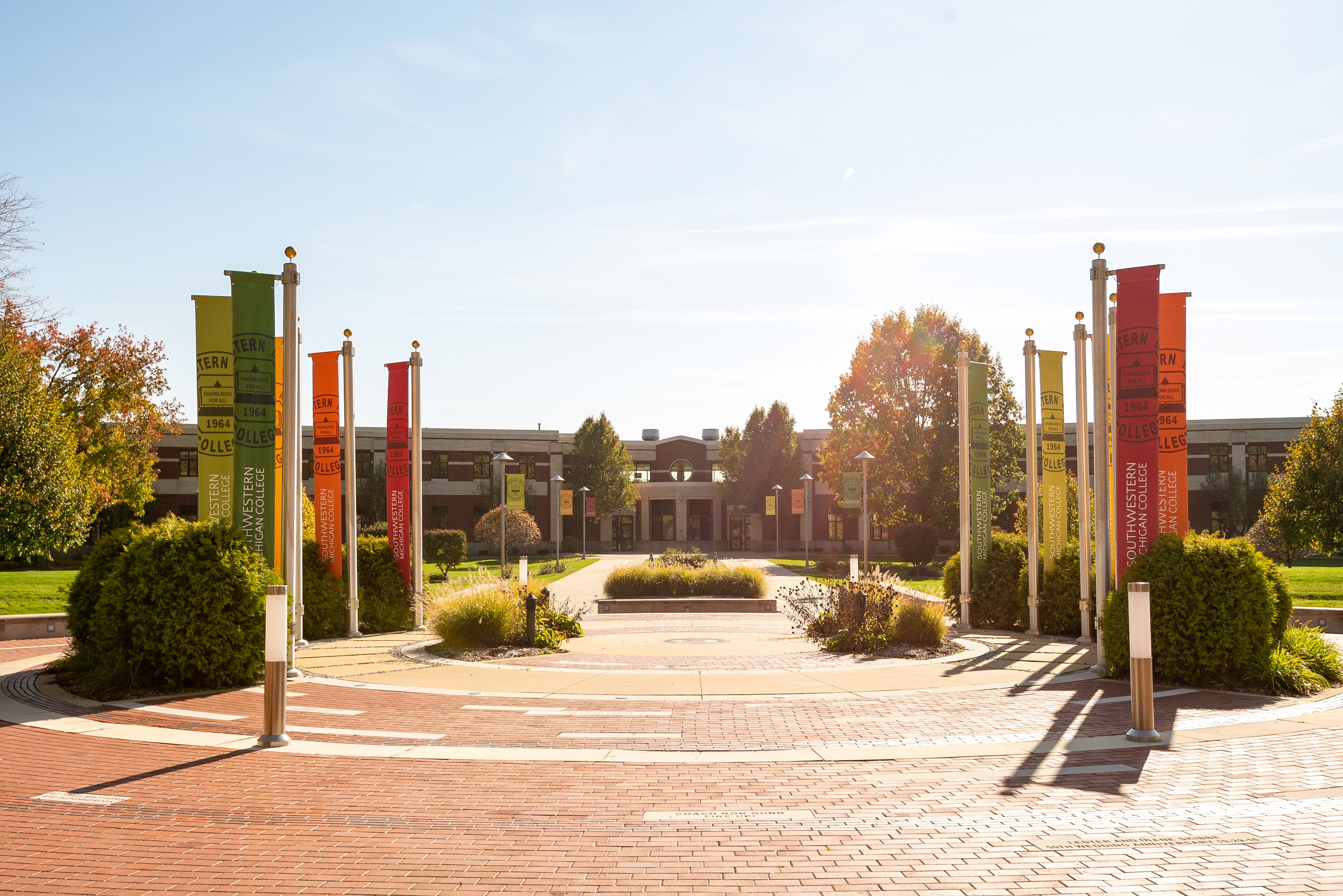 Alumni Plaza at Southwestern Michigan College