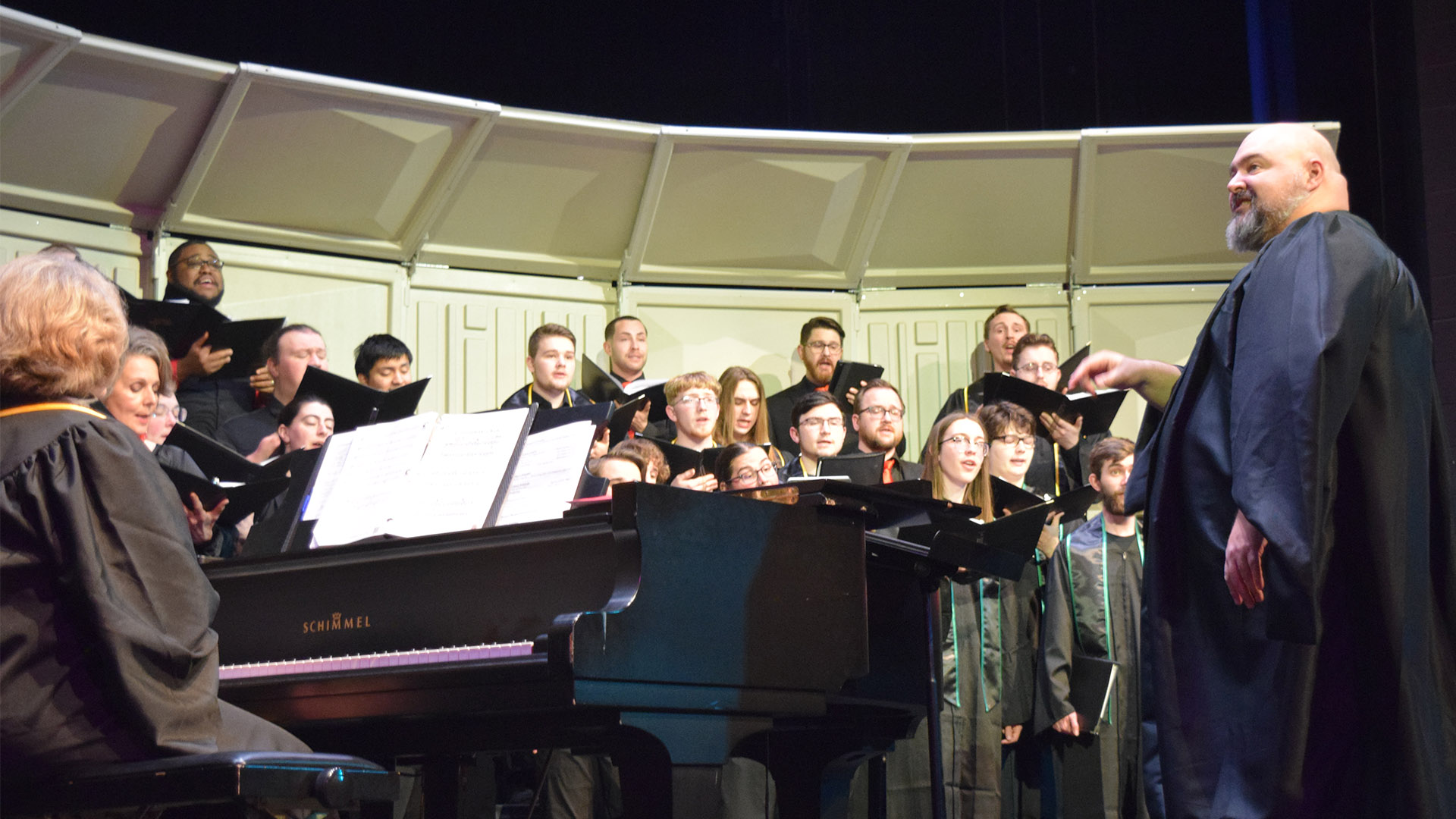 Performing arts students during an SMC concert.