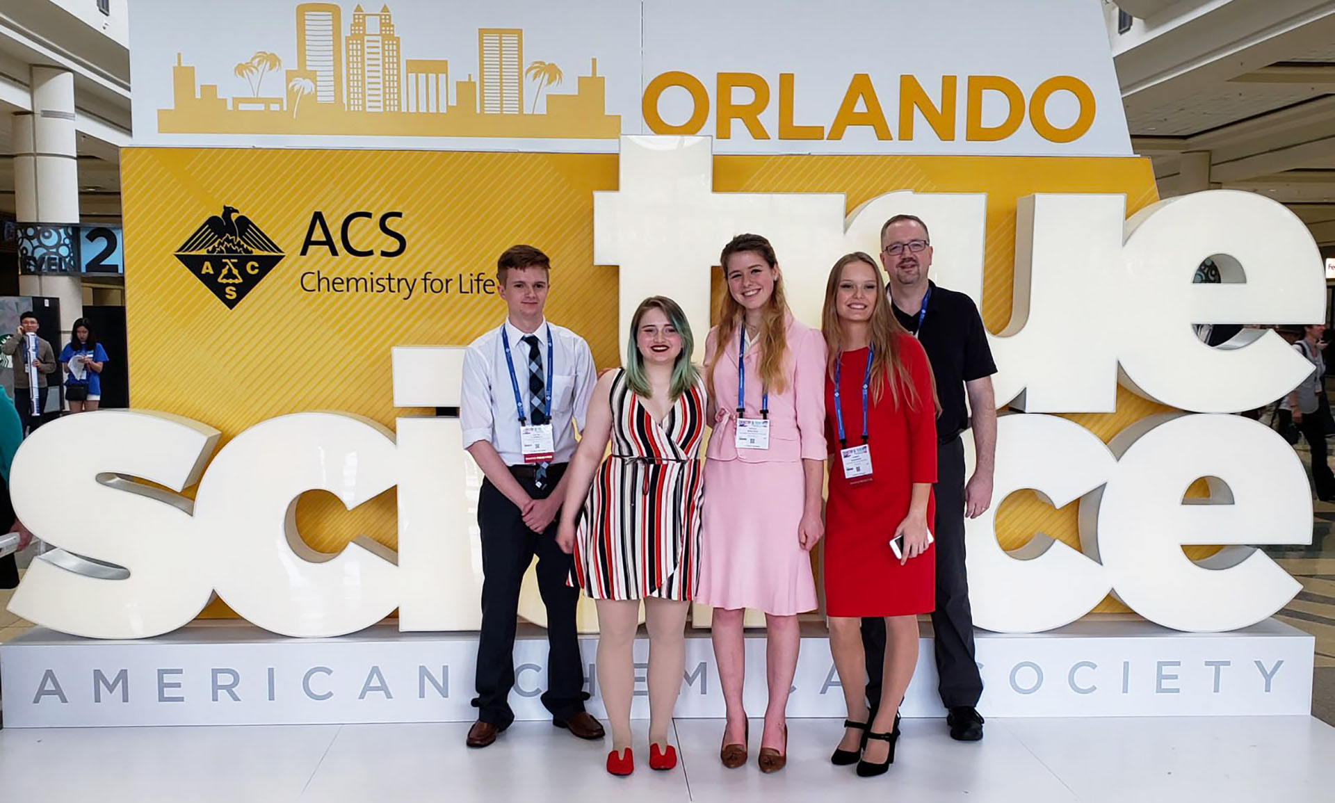 Students at the ACS conference in Orlando