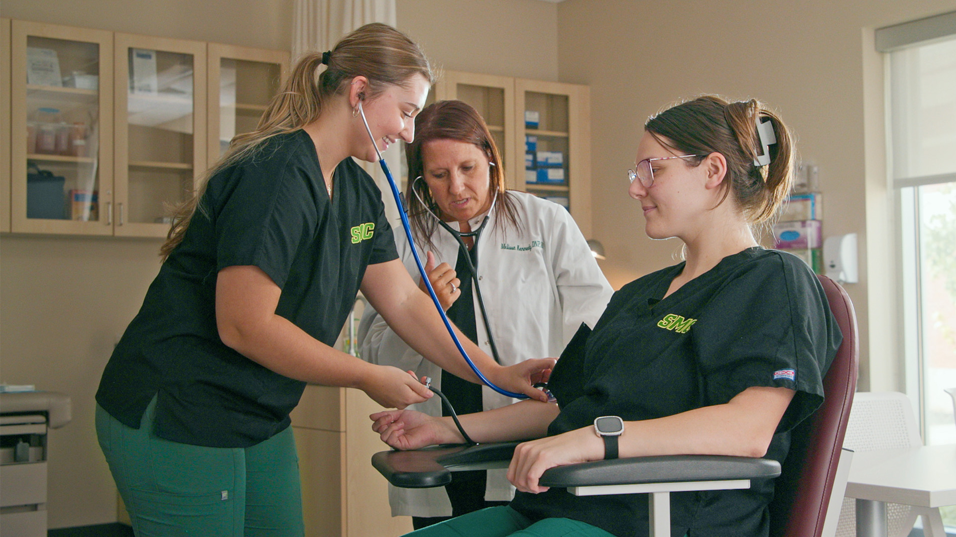 SMC nursing students get hands-on experience in clinical settings in our state-of-the-art facilities.