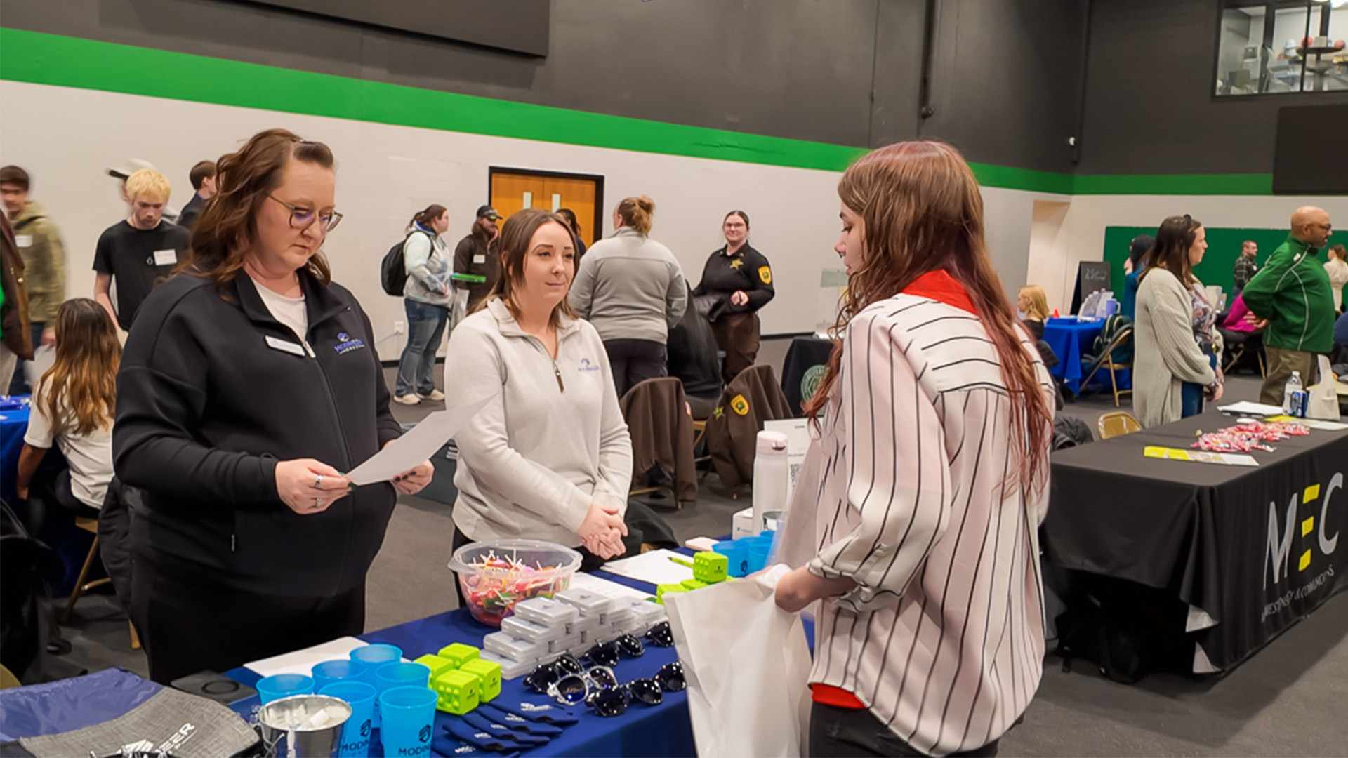 Many SMC students choose to work while also attending school; some of them work on campus, gaining experience and helping to make their college costs even lower.