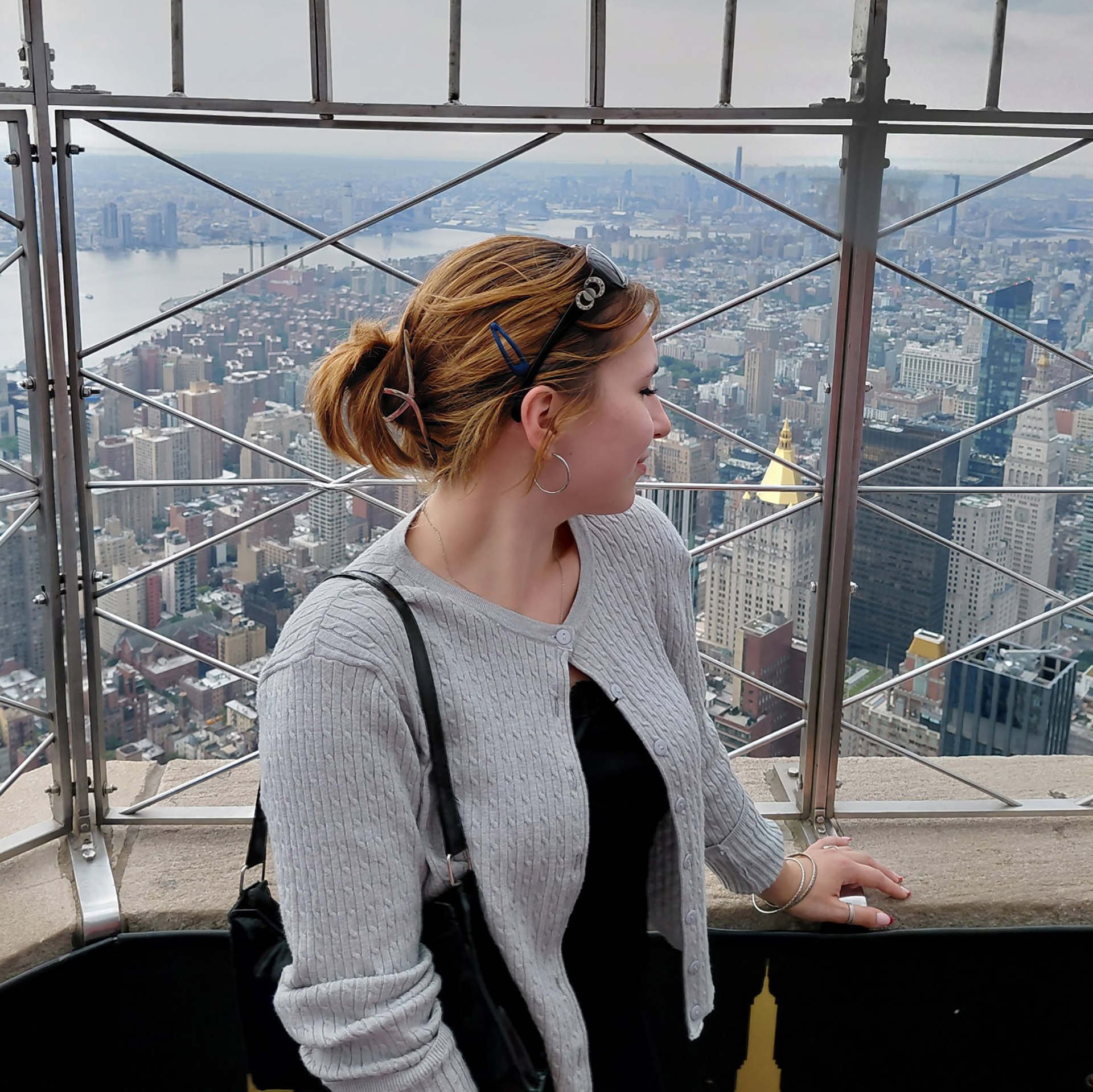 Arly atop Empire State Building