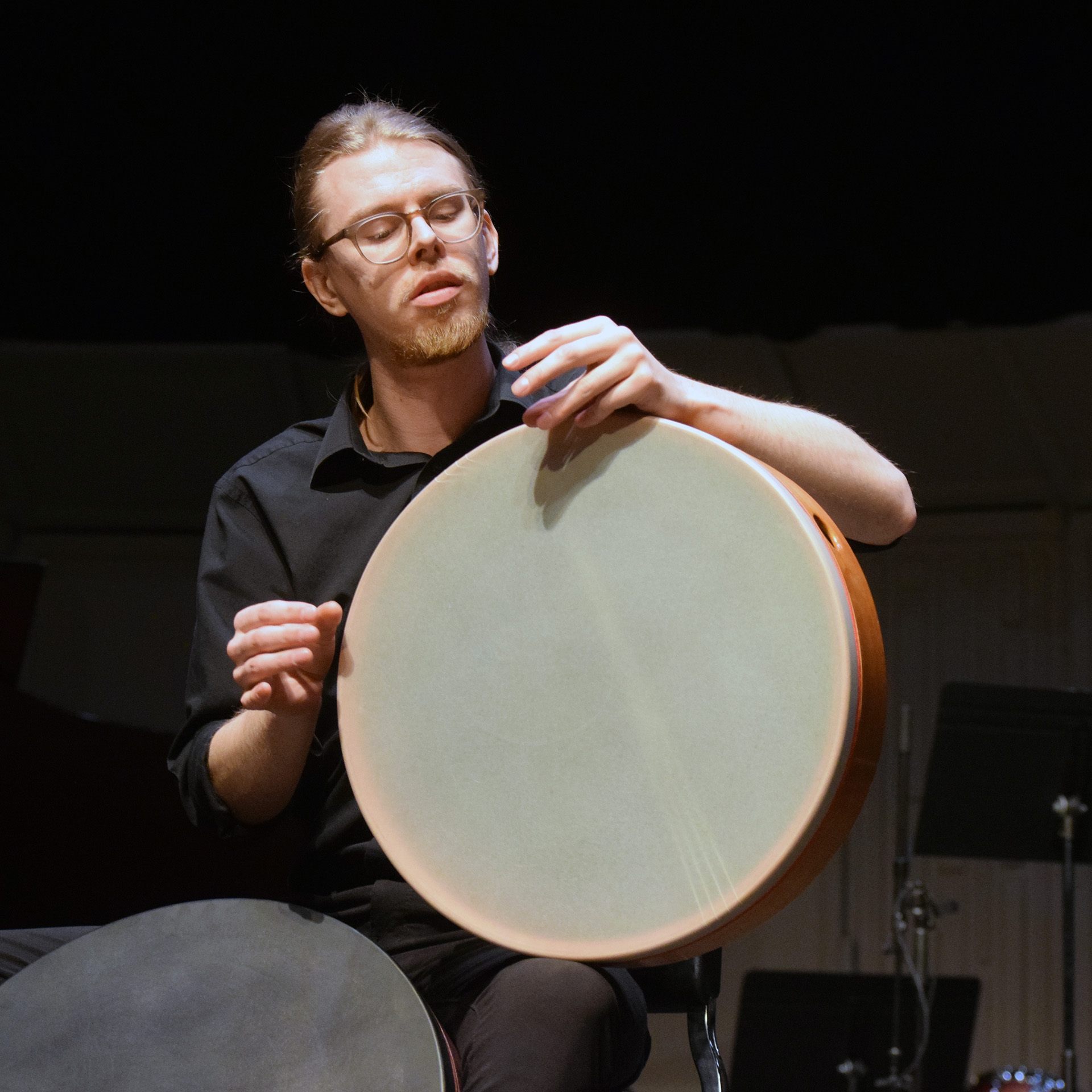 Dan Ingman solos on frame drum