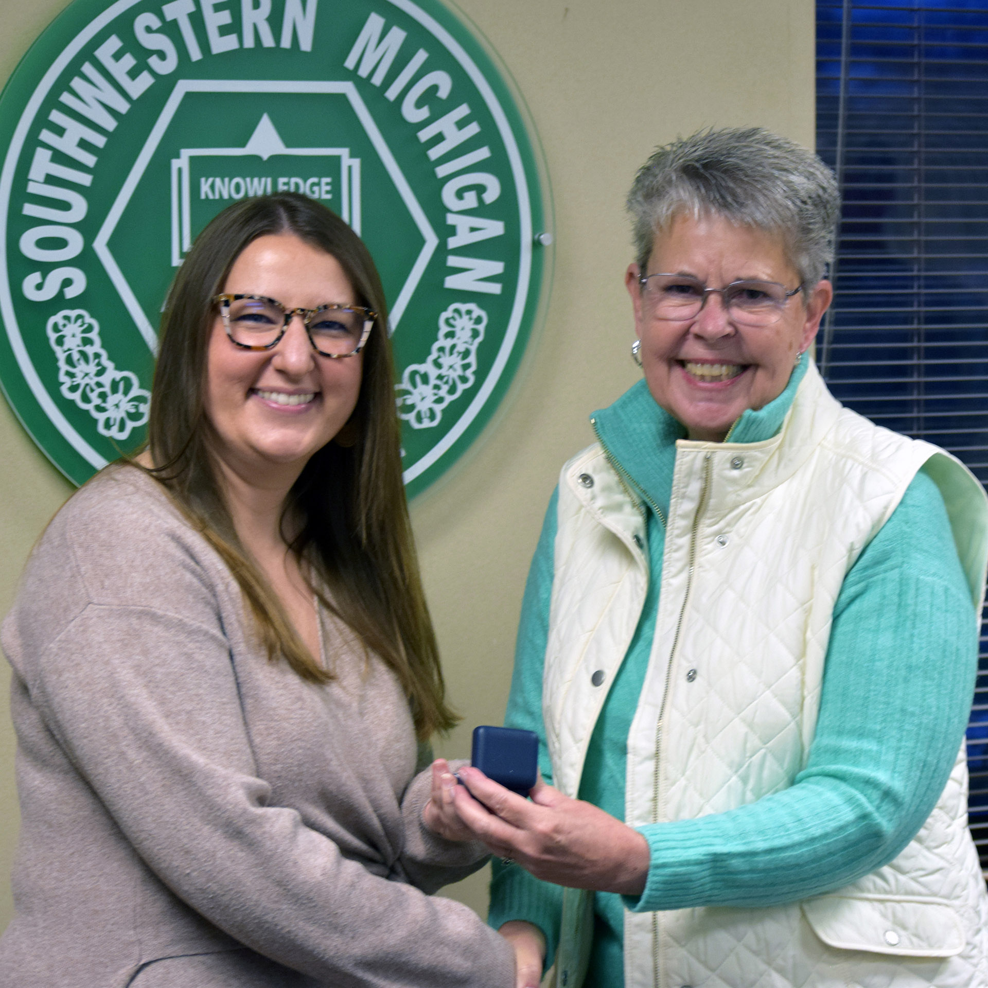 Emily Schrock, Trustee Becky Moore