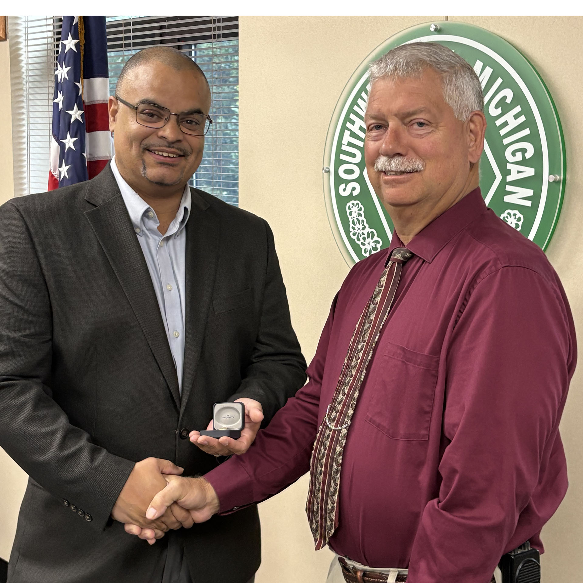 Eric Clayborn, 20 years; Vice Chairman Tracy Hertsel