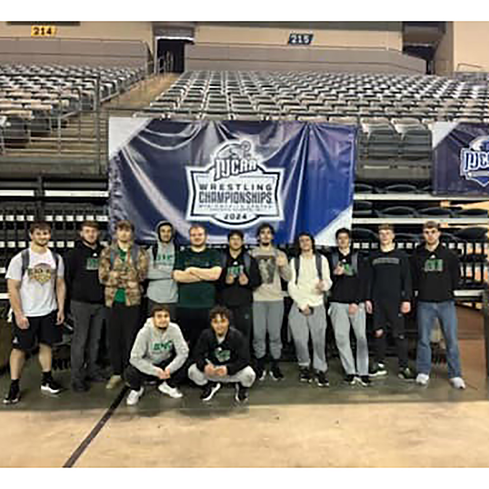 Wrestlers at NCJAA Nationals