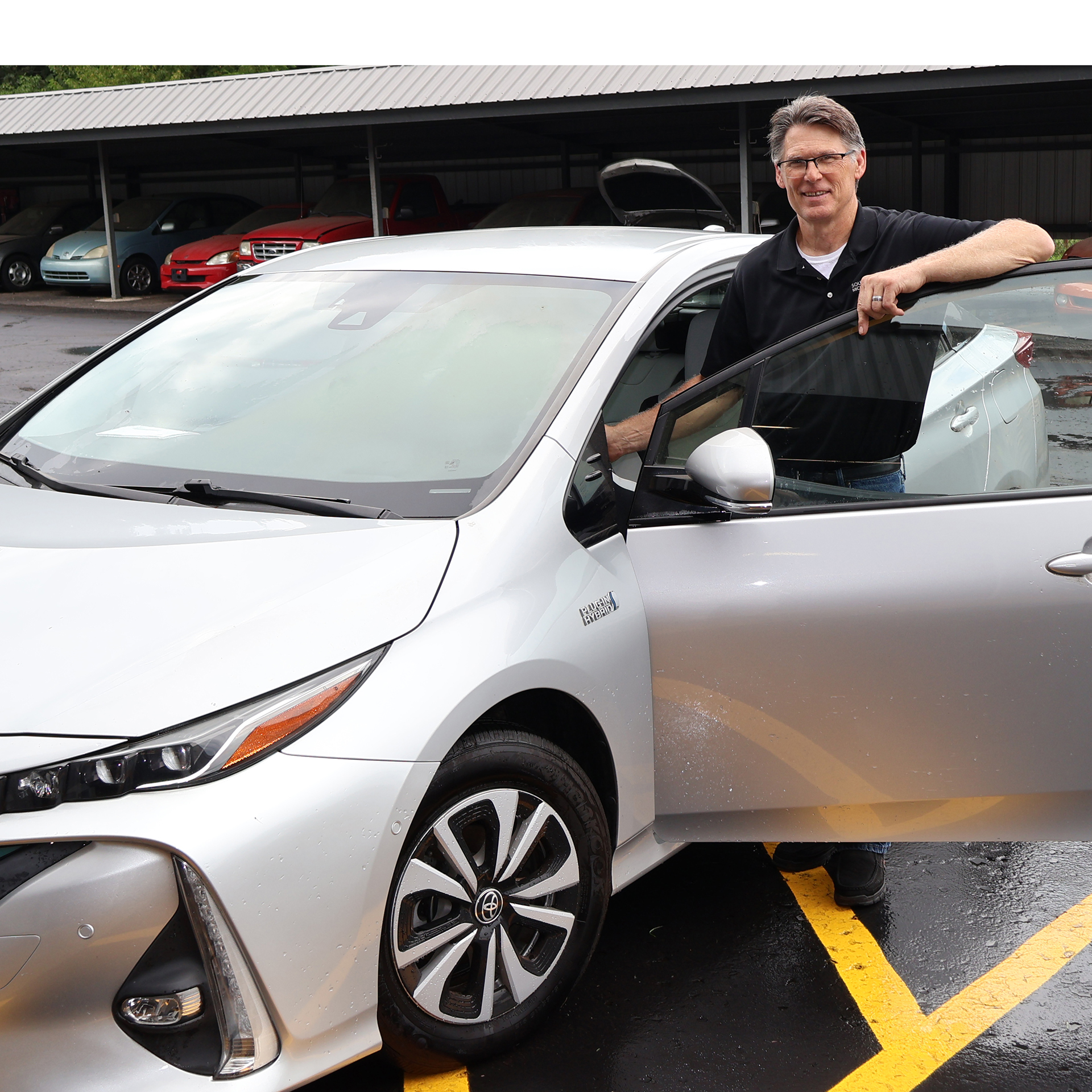 Jeff Robson with Prius