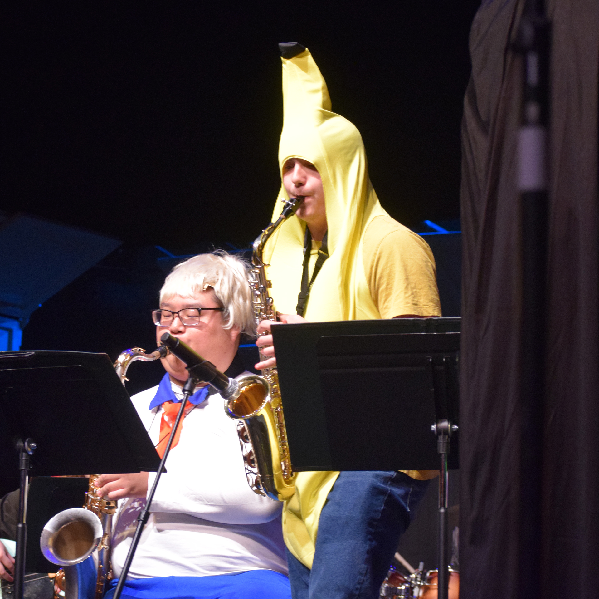 Top banana on alto sax was Elkhart’s Isaiah Morris